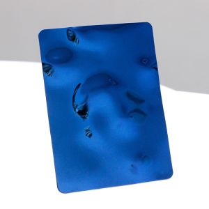 China Mirror Polished Water Ripple Stainless Steel Sheet Corrugated Decorative Wall Panel AISI on sale