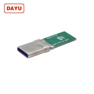 4 PIN Gold Plating Fast Charging Connector With Fashion LED Function