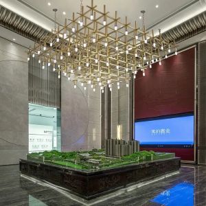 E12/E14 Bulbs Hotel Lobby Chandelier Metal Modern Chandelier