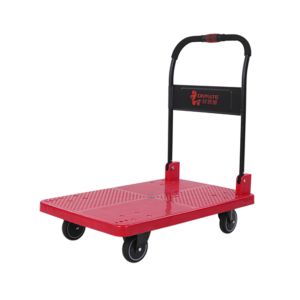 One Hand Folding SILENT Foldable Cart Trolley 180kg Polypropylene Deck