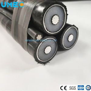 IEC 60502 19/33 36kV Aluminum Conductor PE/PVC and XLPE Insulated Aerial Bundle