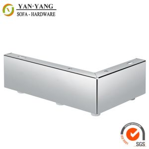 80mm high glossy shiny corner sofa feet top quality chrome sofa feet SL-113