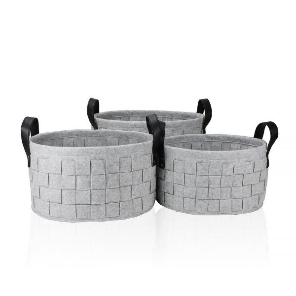 Quality Factory Direct Supply Fashion Wool Felt Bast Storage Bin wholesale