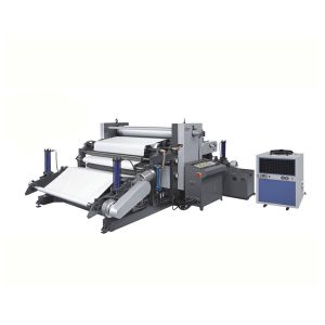Cheap Roll Fed Automatic Paper Embossing Machine With Mechanical Electrical Hydraulic System for sale