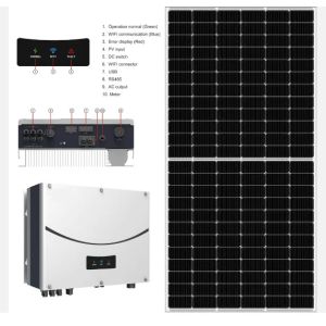 12KW 10KW 8KW Solar Panel System For Home Hybrid Solar System Solar Energy