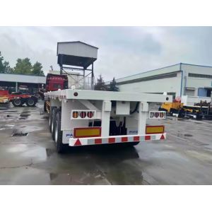 CIMC 40/45ft Steel 3/4Axle Oversized and Containerized Cargo Extendable Flatbed Trailers