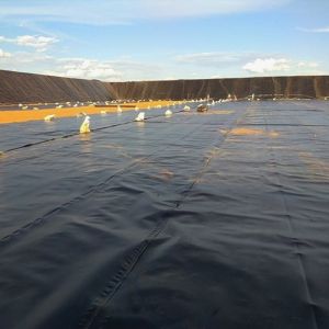 HDPE/LDPE Geomembrane 1.0mm/1.5mm/2.0mm For Waterproof / Fish Pond Liner /