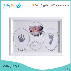 Wooden Baby Clay Frame Customized New Style Baby Photo Frame