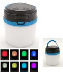 Quality 7x7x7.1cm 2 In 1 LED Camping Lantern ABS PP Mini Battery Operated Lantern Lights wholesale