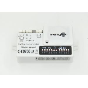 Automatic Switch Dimmable Motion Sensor With LED Trailing Edge Dimmer