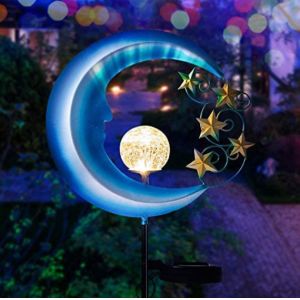 China Metal IP65 Waterproof Solar Moon Garden Light on sale