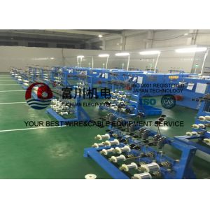 High Productivity 19 Pcs Copper Wire Bunching Machine 2000 Rpm PLC Controller