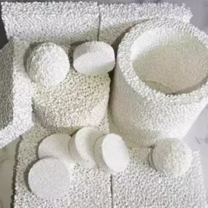 Customized Designs Alumina Foam Ceramic Filter Plate Casting Ceramic Foam Filter