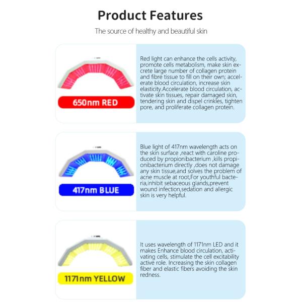 7 In 1 Pdt Led Light Therapy Equipment Multifunctional Hydro Dermabrasion