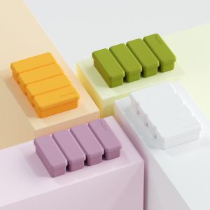 New custom Multipurpose large rectangle Silicone Ice Cube Tray