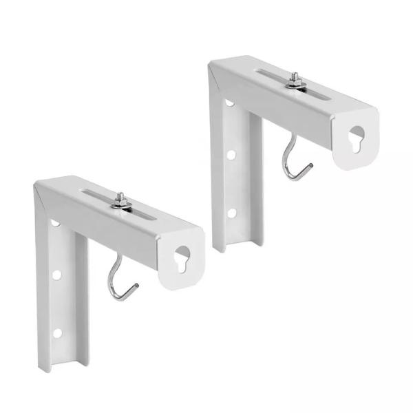 Quality Sturdy L Type Bracket Made of Powder Coating Galvanized Steel with Nickel Plated Finish wholesale