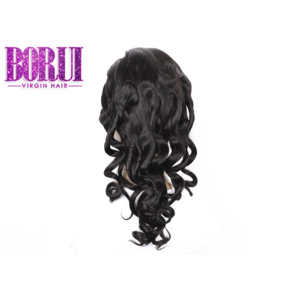 Quality Brazilian Glueless Full Lace Human Wigs 250% Density Loose Wave No Shedding wholesale