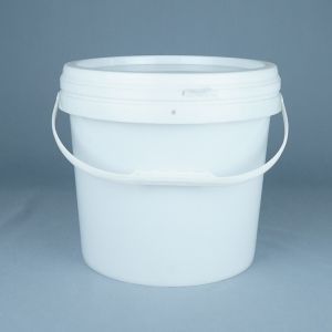 Durable Circular Plastic Bucket with Screen Printing Technology