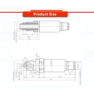 Customized UNIVO Hydrogen System Temperature Sensor for High-Temperature