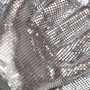 Cheap 0.5mm Metal Woven Fabric Customized Lightweight For Decoration for sale
