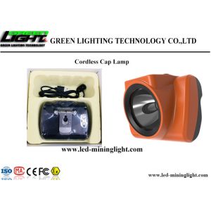 High Brightness LED Cordless Cap Lamp 1.78W Lithium Lon Battery With OLED Screen