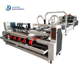 Multi Functional Carton Box Stitching And Gluing Machine For Pizza Box Making