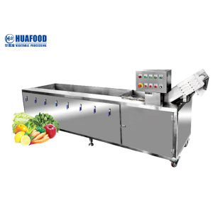 Fruit Ozone Bubble 1000KG/H Sterilization Washing Machine