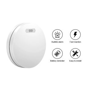 CE Approval Standalone Smoke Detector Alarm 10 Years Battery Operated Fire Smoke