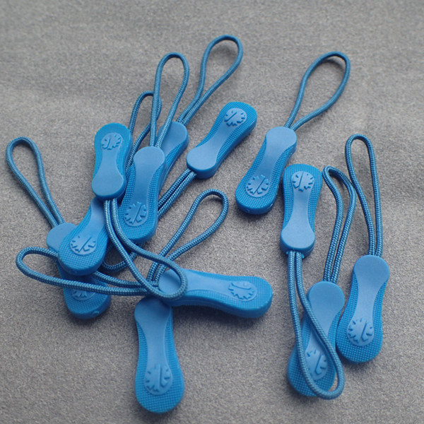 Quality No Toxic Elastic Plastic Zipper Slider Puller wholesale