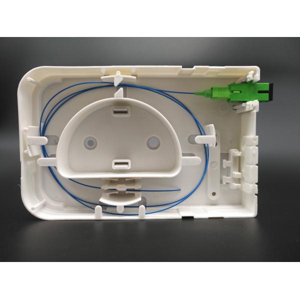 FTTH Wall mounted Box 2 Port Fiber Optic Termination Box SC LC Duplex fiber box