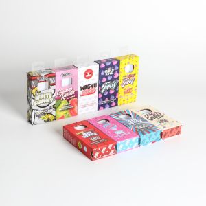 Custom Order Accepted Eco-Friendly Chocolate Paper Gift Packaging Box with Two