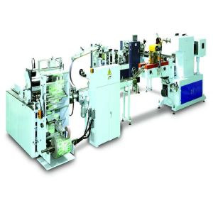 Mini / Standard Pocket Tissue Production Line With Bundling Packer CE Certificat