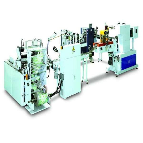 Mini / Standard Pocket Tissue Production Line With Bundling Packer CE Certificat