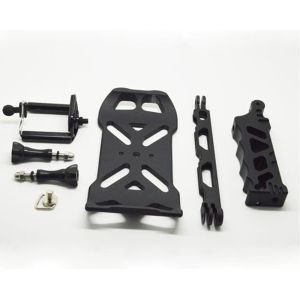 Tactical Style Stand Grip and Extender For GoPro Hero 4 3+ 3 2 SJ4000 SJ8000