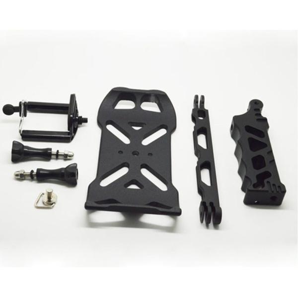 Tactical Style Stand Grip and Extender For GoPro Hero 4 3+ 3 2 SJ4000 SJ8000