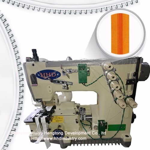 Semi-automatic Nylon Zipper Sewing Machine with 1.5–3.0 kW Motor Power and 500