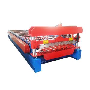 Customizable 380V Roofing Sheet Roll Forming Machine With 5.5kw Motor And Chrome