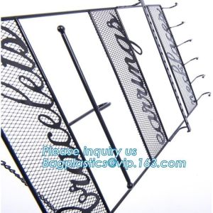 office desk stackable black magnetic wire storage organizer Metal Mesh File