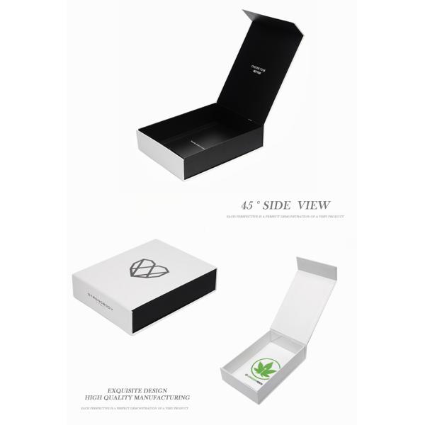 Customized Paper Small Magnetic Gift Box Packaging With Custom Logo