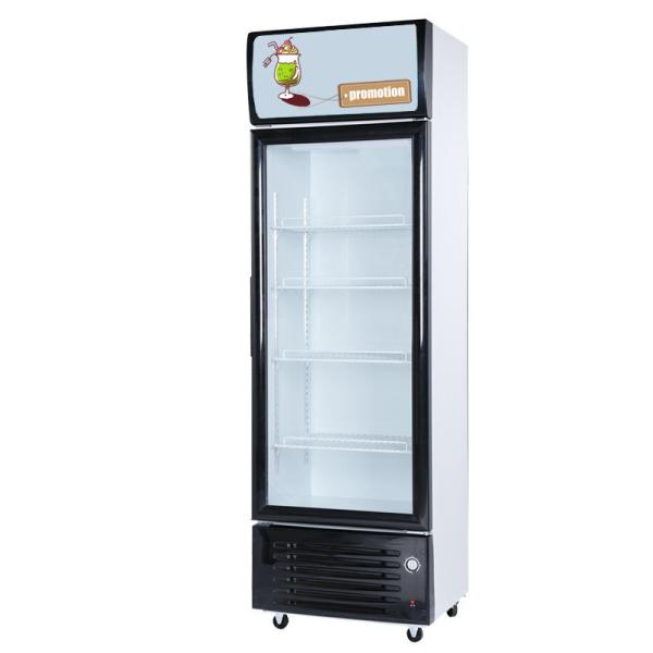 280L Commercial Display Fridge Beer Display Beverage Single Door Fridge With