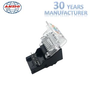 Toolfree RJ45 Cat5e UTP Gold Plating Keystone Jack