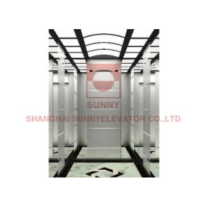 1600kg Permanent Magnet Synchronous Mrl Hydraulic Elevator Gearless Traction