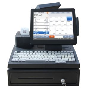 Commercial Retail Payment Terminal with Capacitive Touch Screen Keyboard and
