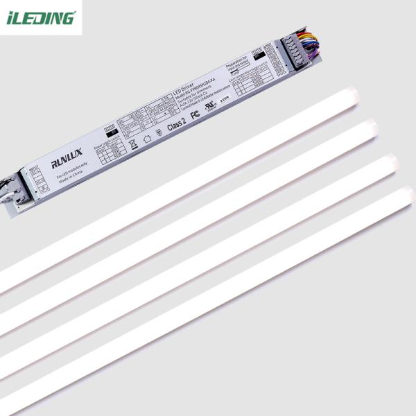 Remote Control LED Linear retrofit Kit Extrusion Housing Channel with 4FT Length and PC Cover