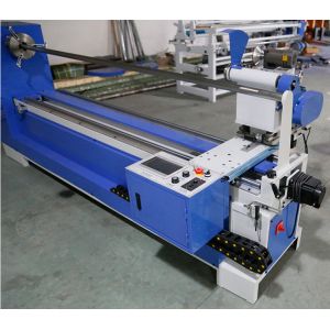 PLC Full Automatic Roll Fabric Strip Cutting Machine With LCD Screen