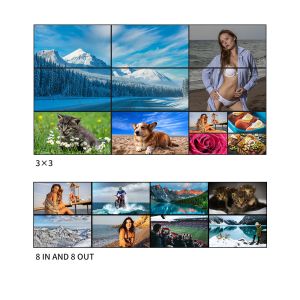 Experience Seamless Connectivity with 72W HDMI Matrix Switcher and HDMI2.0/HDCP1