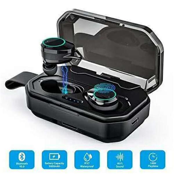 Quality Bluetooth 5.0 X6 Waterproof 3D Stereo Sound True Wireless Earphones with 3000mAH Charging Case Built-in Mic Deep HiFi Ba wholesale