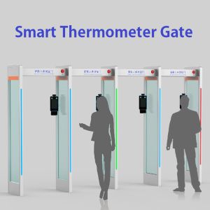 High Accuracy Walk Through Metal Detector Human Body Temperature Measurement
