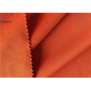 Plain Dyed Polyester Tricot Knit Fabric , Mercerized Plain Cloth For Garment