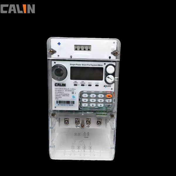 Single Phase Smart Prepaid Energy Meter with Class 1 Accuracy 60A/80A/100A Max